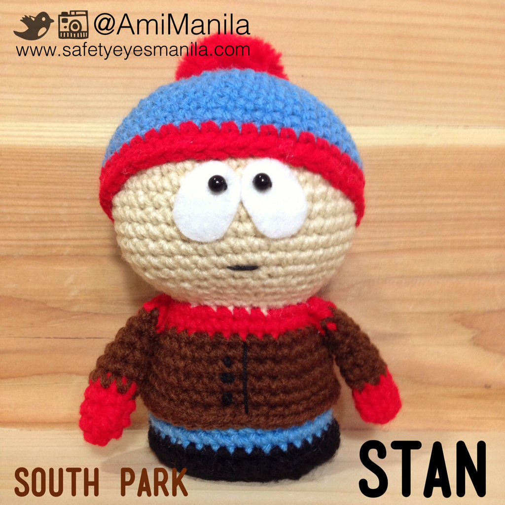 Stan South Park Crochet Amigurumi